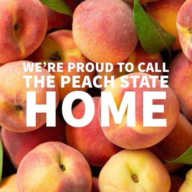 August is National Peach Month and we are proud to call the Peach State HOME! 🍑