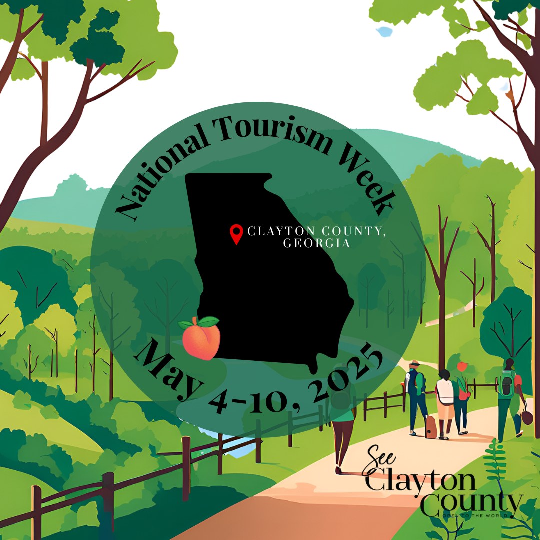 ✨ Big things are coming to Clayton County, GA for National Tourism Week — May 4–10! ✨
We’re gearing up to celebrate the power of travel and tourism and how it fuels our local economy, uplifts our small businesses & attractions, and showcase our diverse community to the World. 💼🌎✨
Tourism isn’t just about visiting new places — it’s about creating jobs, boosting local pride, and investing in the people and places that make Clayton County, Georgia special. In fact, tourism helps support hundreds of businesses right here at home — from your favorite brunch spot to the hidden gems that deserve to shine. 🌟
During NTW, we're showing love to local shops, restaurants, creators, and entrepreneurs — and yes, we’ll be surprising some lucky visitors and locals with giveaways all week long! 🎁🎉
👀 Stay tuned for events, business spotlights, and ways YOU can join in and #SeeClaytonCountyGA like never before.
#NTTW2025 #NationalTravelAndTourismWeek #ClaytonCountyGA #SupportLocalGA #ExploreClayton #VisitGeorgia #TravelMatters #JonesboroGA #MorrowGA #LovejoyGA #ForestParkGA #RiverdaleGA