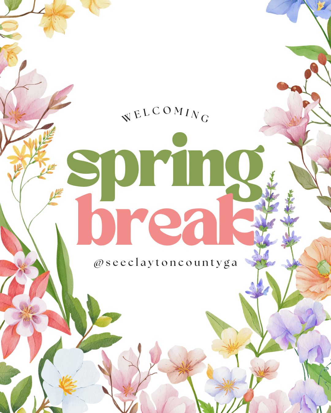Spring break in Clayton County, GA is all about fresh air, good food, and unforgettable experiences—just minutes south of Atlanta. Here are a few ways to spend your getaway:

🌿 Explore the outdoors at Reynolds Nature Preserve or Newman Wetlands Center with scenic trails, wildlife, and peaceful nature views.

🎶 Catch live music or a performance at Spivey Hall—a must for culture lovers.

🍽️ Dine your way through the county and discover global flavors at local favorites across Forest Park, Morrow, Jonesboro, and Riverdale.

🏛️ Step into film history at Road To Tara Museum and experience the legacy of classic cinema.

📅 Planning your trip? Be sure to check out our county event calendar to see what’s happening across Clayton County cities during your visit—from festivals and live performances to family-friendly events and local experiences.

Whether you’re planning a day trip or a full getaway, Clayton County, GA is ready to welcome you this spring break.

Plan your visit + grab our newest Visitors Guide: https://f.mtr.cool/ntnaxvupmh

#SeeClaytonCountyGA #claytoncountyga #SpringBreakGetaway #VisitGeorgia