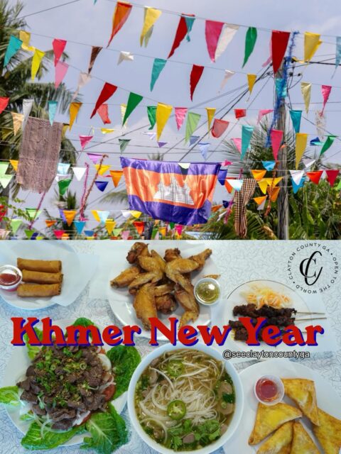 Happy Khmer New Year to our Cambodian community in Clayton County, GA.

Khmer New Year, also known as Choul Chnam Thmey, marks the end of the harvest season and the beginning of a new year filled with renewal, gratitude, and celebration. The holiday is deeply rooted in family, tradition, and cultural pride, bringing communities together through rituals, food, and shared experiences.

Right here in Clayton County—Cambodian culture adds to the diversity and vibrancy of our destination. Its influence can be seen and tasted through authentic cuisine that tells stories of heritage and resilience.

Visitors can experience these flavors firsthand at Khmer Bowl in Forest Park, where traditional Cambodian dishes offer a true taste of culture. 

Discover, celebrate, and connect with the traditions that make Clayton County a welcoming place for all.

#SeeClaytonCountyGA #KhmerNewYear #CambodianCulture #claytoncountyga #DineInClayCo