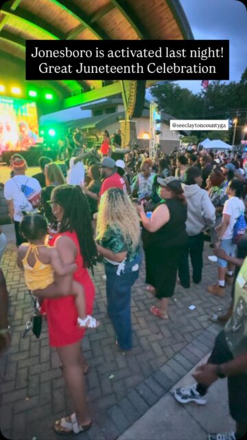 What a night in Jonesboro!
Yesterday’s Juneteenth celebration brought together residents and visitors for an evening of culture, community, and unforgettable memories. See Clayton County, GA was proud to be a sponsor and part of the celebration.
Thank you to everyone who stopped by our tent and celebrated with us. ❤️
@jonesborogovt
#SeeClaytonCountyGA #Juneteenth #JonesboroGA #OpenToTheWorld