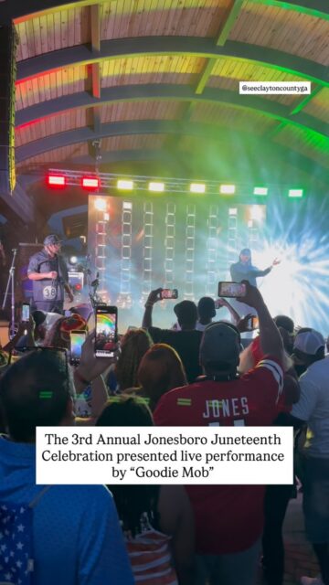 The energy was unmatched at the 3rd Annual Jonesboro Juneteenth Celebration! @jonesborogovt
From honoring history and culture to an incredible live performance by Goodie Mob, the evening was filled with unforgettable moments and community pride. Events like these are just one of the many reasons to see Clayton County, GA.
#SeeClaytonCountyGA #JonesboroGA #Juneteenth #OpenToTheWorld