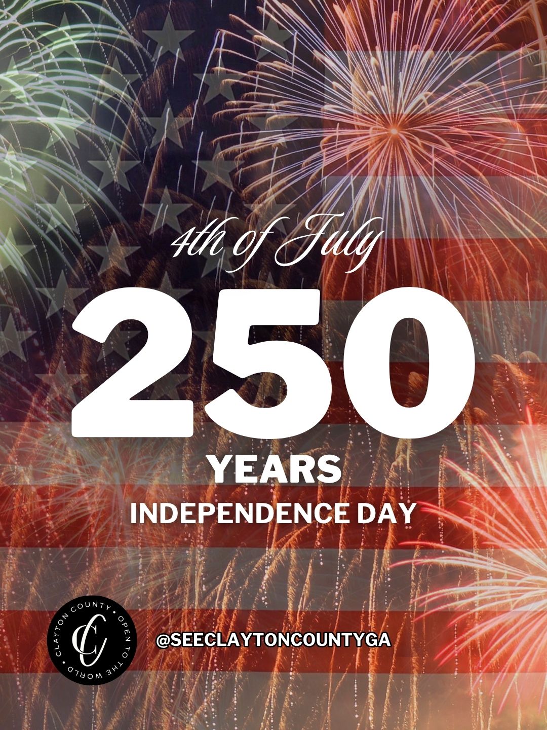 Today, we celebrate America's 250th Birthday.
For 250 years, America's story has been shaped by people of many cultures, backgrounds, and traditions. America's rich cultural diversity continues to shape communities like Clayton County, GA, where people from around the world contribute to the experiences, flavors, history, and hospitality that make our destination unique.
As we commemorate this historic milestone, we invite you to discover the stories, cultures, and connections that make Clayton County, GA proudly Open to the World.
Happy 250th Birthday, America!
#Americas250 #SeeClaytonCountyGA #OpenToTheWorld #ExploreGeorgia #ClaytonConnected