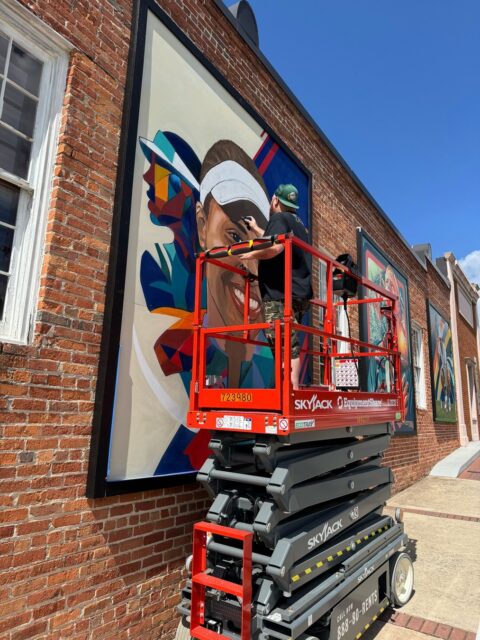 Sometimes all it takes is a little sunshine to get the creativity flowing. As the weather made a complete 180 today, our team caught mural artist David Craig back at work on the latest mural taking shape on the wall of the Arts Clayton Gallery in Jonesboro.
See Clayton County, GA Marketing Manager, China, had the opportunity to chat with David and capture him doing what he does best, bringing another piece of public art to life. @skape_zilla
This mural is part of Phase One of the Clayton County Tourism Mural Project, commissioned by the Clayton County Tourism Authority in collaboration with Arts Clayton. Every mural adds another reason for visitors and our community to explore Clayton County, discover local creativity, and experience our destination in a whole new way. @artsclayton
We can’t wait to share the finished masterpiece with you! In the meantime, visit our website for mural updates and the locations of completed murals so you can plan your own public art adventure through Clayton County, GA.
We’re continuing to enhance our mural webpage as the project progresses, so be sure to visit again for the latest updates and helpful visitor information.
#SeeClaytonCountyGA #ClaytonCountyGA #PublicArt #ArtsClayton #ExploreGeorgia