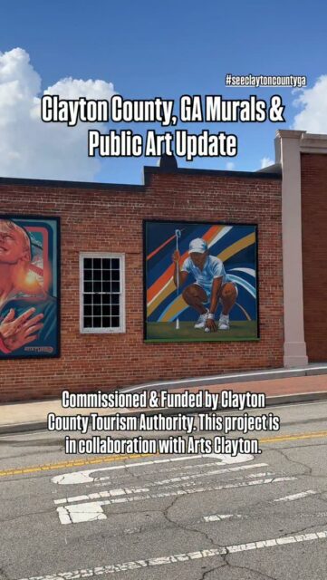 Have you noticed the latest updates to the public art project in Downtown Jonesboro, GA? 

If you’ve been through downtown recently, you’ve probably seen artists bringing new murals to life. If not, here’s a look at the exciting progress!

The See Clayton County, GA Mural & Public Art Project is transforming four mural spaces into vibrant works of art that celebrate our community, create memorable visitor experiences, and add even more color to Downtown Jonesboro. We can’t wait to share the completed murals with you soon!

This project is funded and commissioned by the Clayton County Tourism Authority in collaboration with Arts Clayton.
Make sure you follow @seeclaytoncountyga for more updates of this project and more reasons for you to come and See Clayton County, Georgia! 

#SeeClaytonCountyGA #ClaytonCountyGA #JonesboroGA #PublicArt #ArtsClayton
