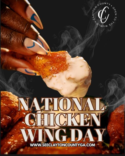 It’s National Chicken Wing Day, and there’s no better excuse to explore Clayton County, GA one wing at a time. 

Whether you like them classic, extra crispy, sweet, smoky, or covered in your favorite sauce, you'll find plenty of local spots serving up flavors worth the trip. 

Make it a wing crawl, discover a new favorite restaurant, and see why Clayton County is a destination for food lovers. Where are you grabbing wings today? 

Tag your favorite Clayton County wing spot in the comments. P.S. Looking for even more wing inspiration? 

A Chicken Wing Itinerary Guide is coming soon to the Featured Stories section of our website: https://seeclaytoncountyga.com/plan-your-stay/featured-stories/. 

#SeeClaytonCountyGA #DineInClayCo #NationalChickenWingDay #VisitClaytonGA #ExploreGeorgia
