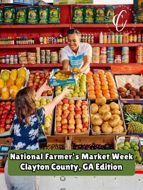 Fresh flavors start here.
In celebration of National Farmers Market Week, take time to explore the farmers markets that help make Clayton County, GA a welcoming destination for locals and visitors alike. From farm-fresh fruits and vegetables to handmade treats and artisan goods, every visit is a chance to shop local and experience the community.
Where's your favorite place to find fresh produce in Clayton County?
#SeeClaytonCountyGA #FarmersMarketWeek #SupportLocal #VisitGeorgia