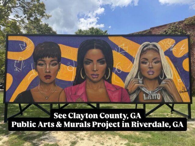 The latest public art mural is in Riverdale, GA.

See Clayton County, GA Public Arts & Mural Project newest piece celebrates three influential artists with deep Clayton County roots: @monicadenise, @ciara, and @latto. Created by mural artist Helder Borges, this vibrant work honors the county’s impact on music and culture while creating another must-see destination for visitors and residents alike. @helderbart

Funded and commissioned by the Clayton County Tourism Authority in collaboration with Arts Clayton, this public art initiative continues to transform our communities into places where creativity, culture, and local pride come together.
@artsclayton 

Plan your visit, snap a photo, and experience another reason to explore Clayton County, GA. See our website for more on the murals, things to do, and experiences that will elevate your visit.

#SeeClaytonCountyGA #ExploreGeorgia #PublicArt #RiverdaleGA #ClaytonCountyGA