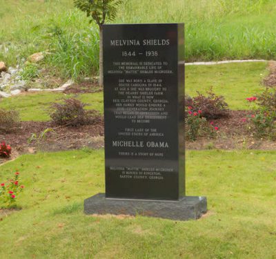 Melvinia Shields monument