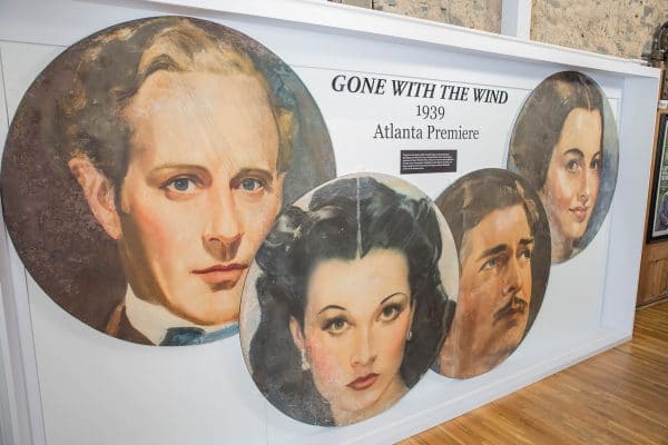 Road to Tara museum roundels featuring Gone With the Wind