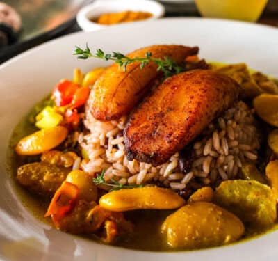 plantains and rice