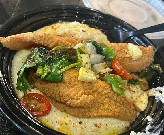 fish and grits