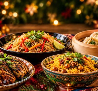 global dishes of food